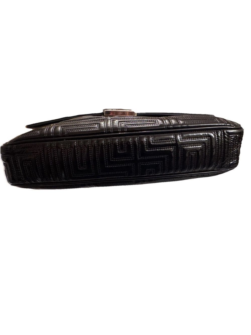 Gianni Versace Quilted Patent Leather Shoulder Bag - Picture 13 of 16